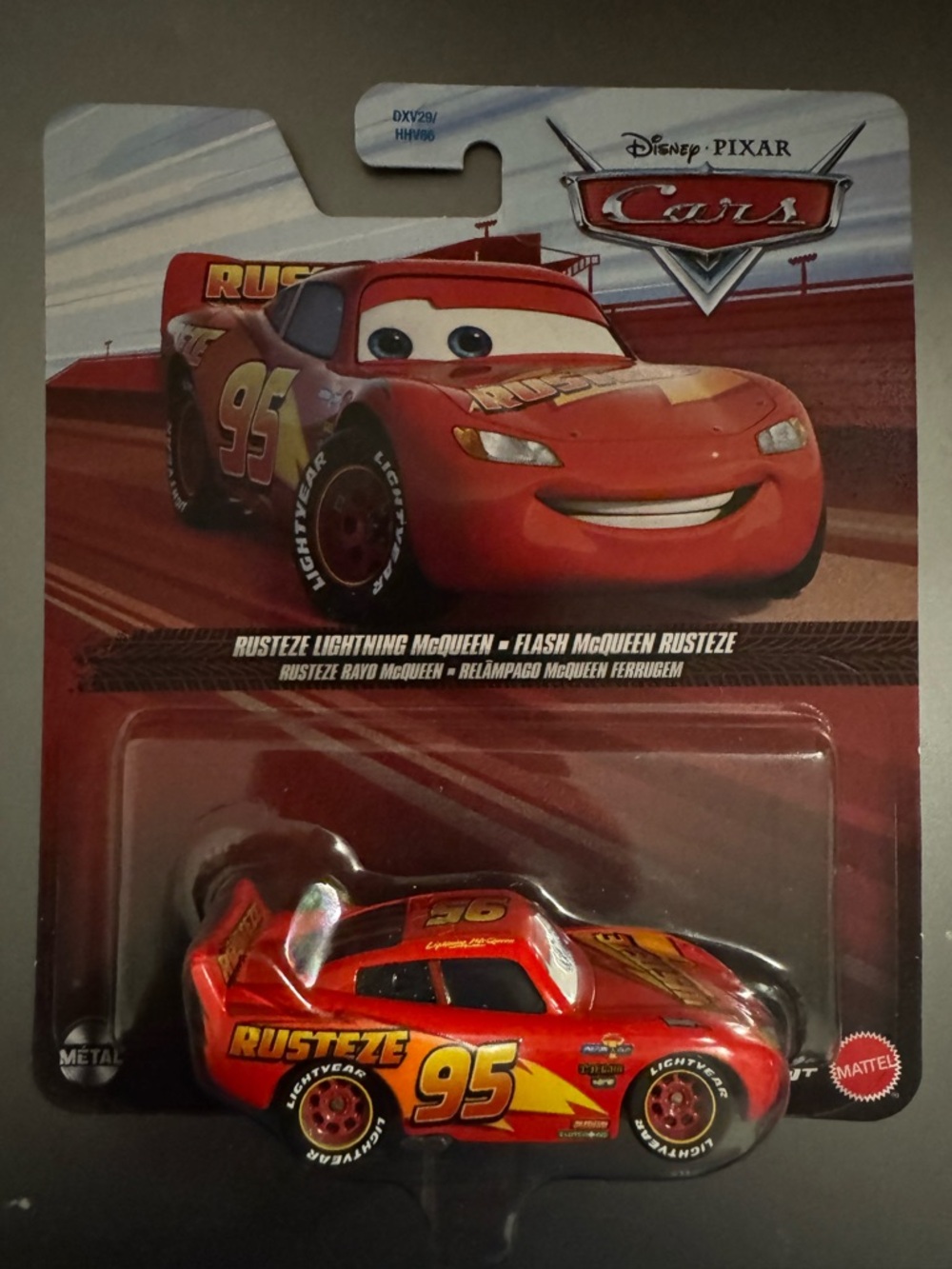 Mattel Lightning McQueen Rust-eze Red Die-Cast Racing Car